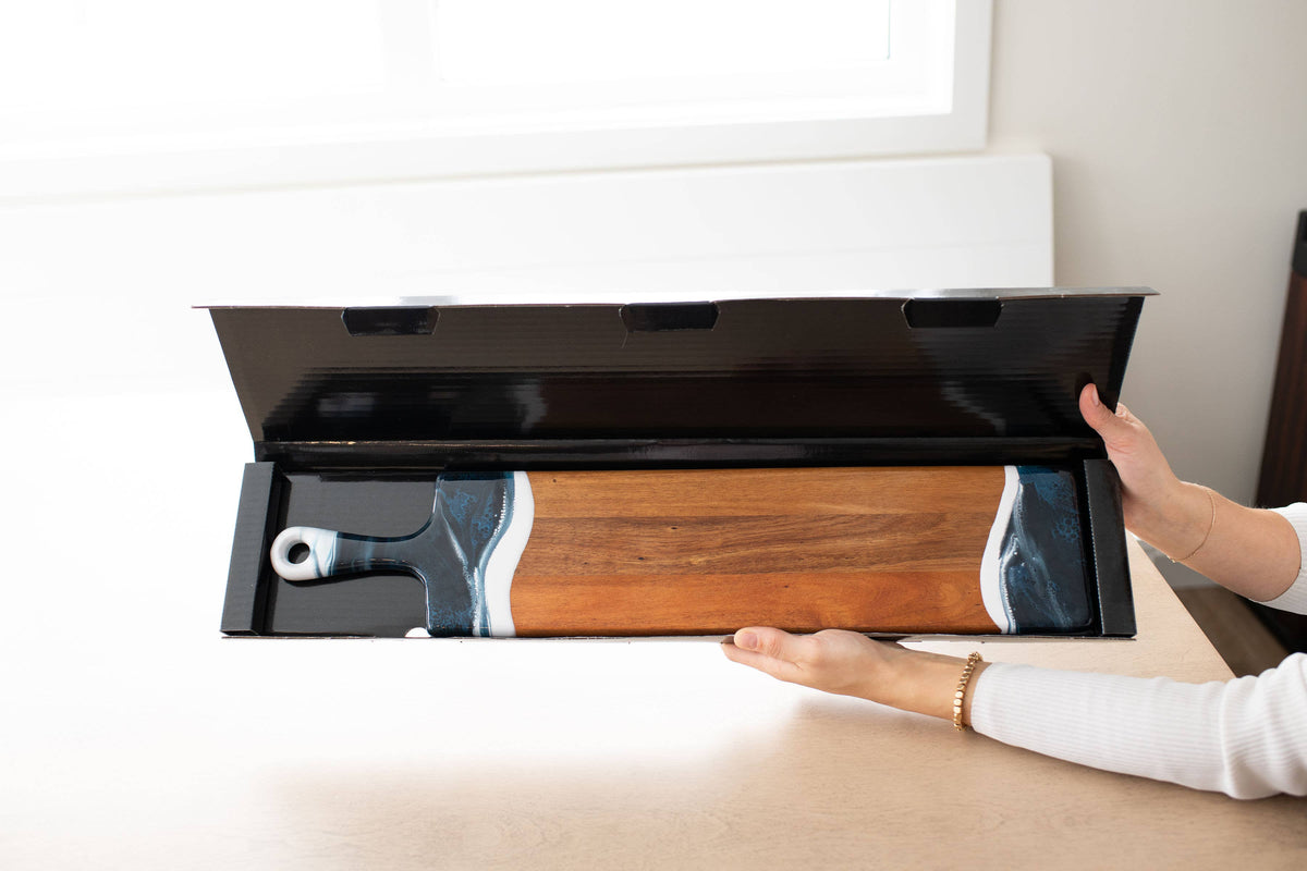 Resin Cheese/Charcuterie Board - Baguette 5"x24"