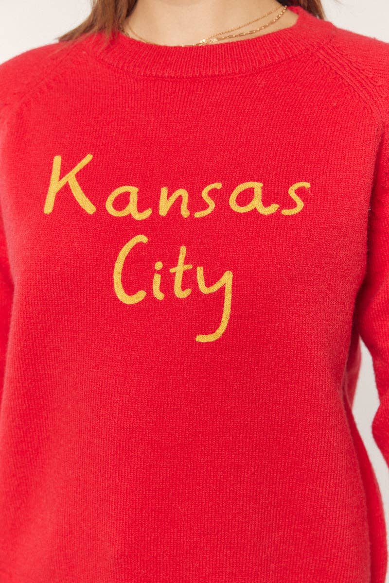 Kansas City Long Sleeve Knit Top