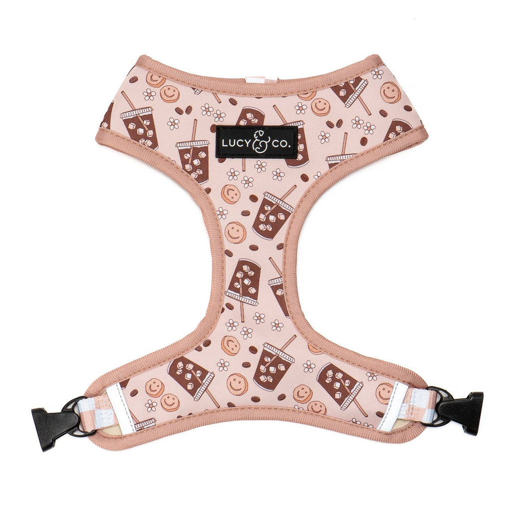 Iced Coffee SZN Reversible Dog Harness