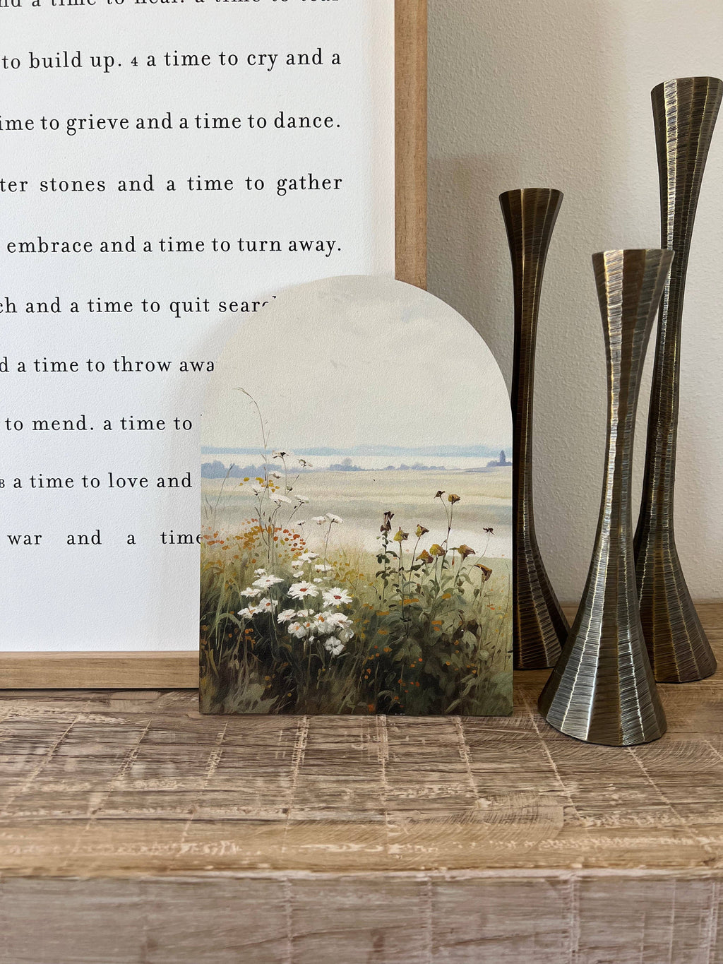 Josephine, Wood Arch | Spring Decor Art