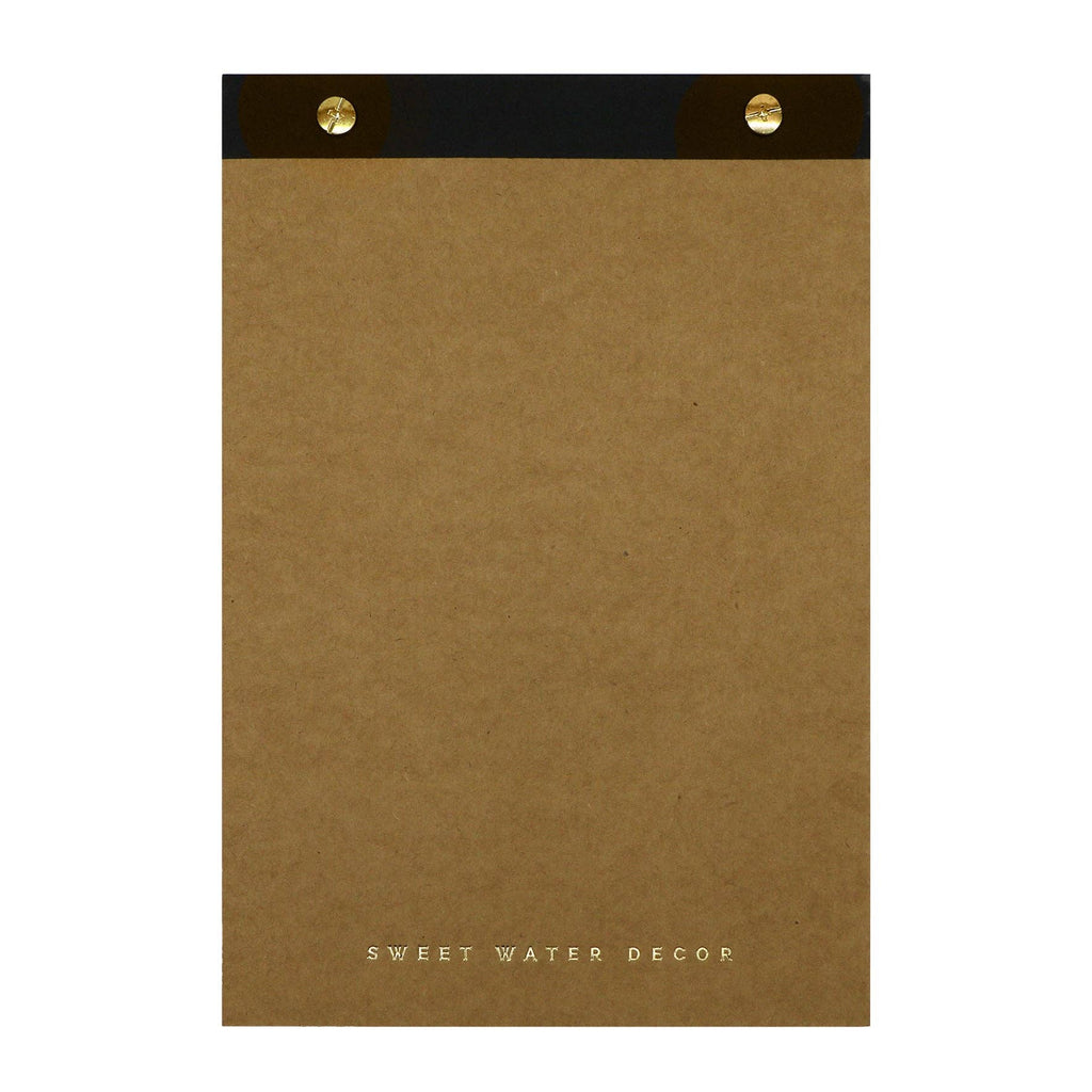 Gold Rivet Basic Notepad - Stationery & Gifts