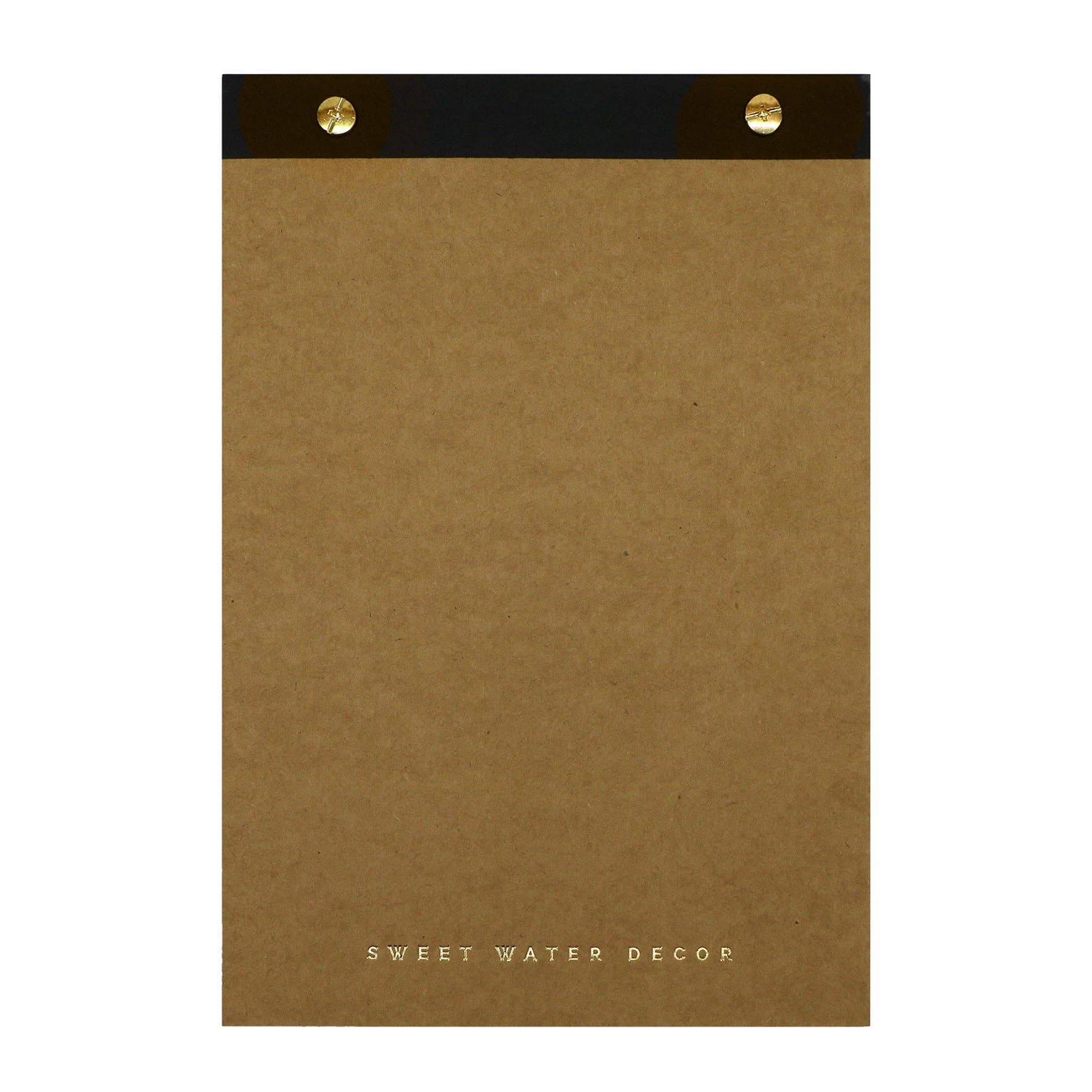 Gold Rivet Basic Notepad - Stationery & Gifts