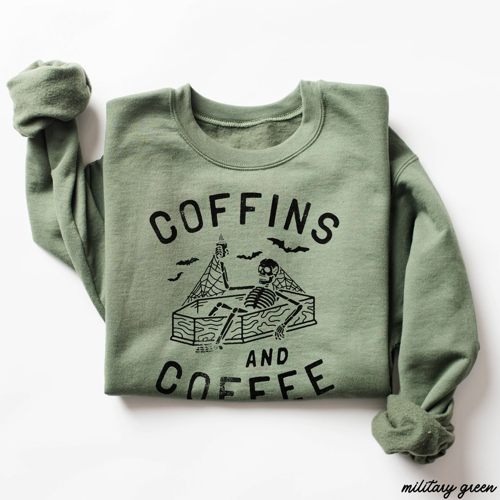 Coffins and Coffee Sweatshirt