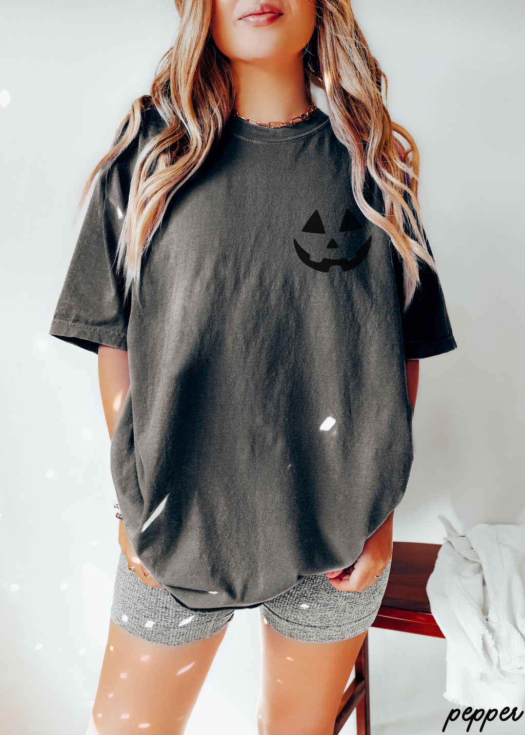 Jack-O-Lantern Face Tee Halloween