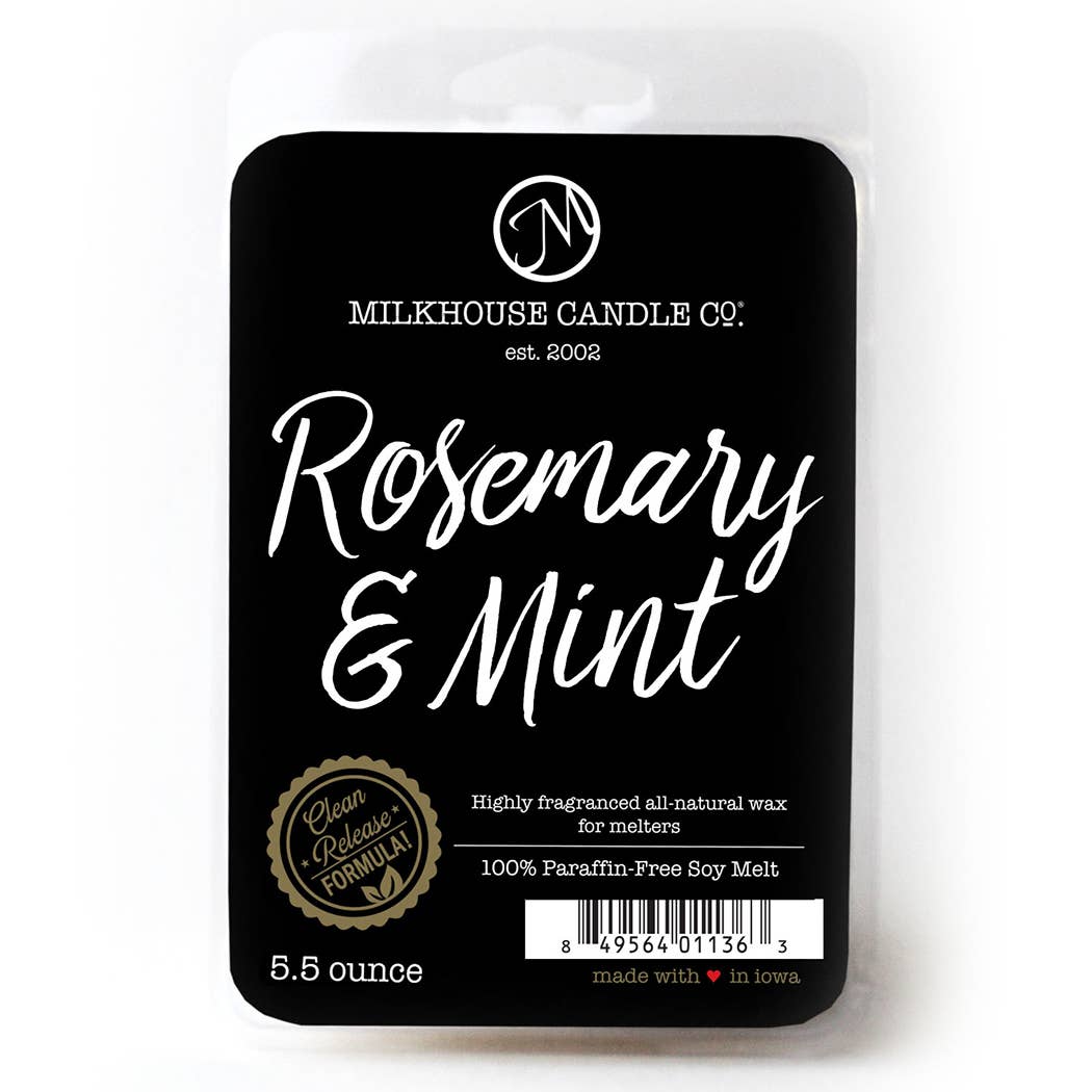 5.5 oz Wax Melts: Rosemary & Mint