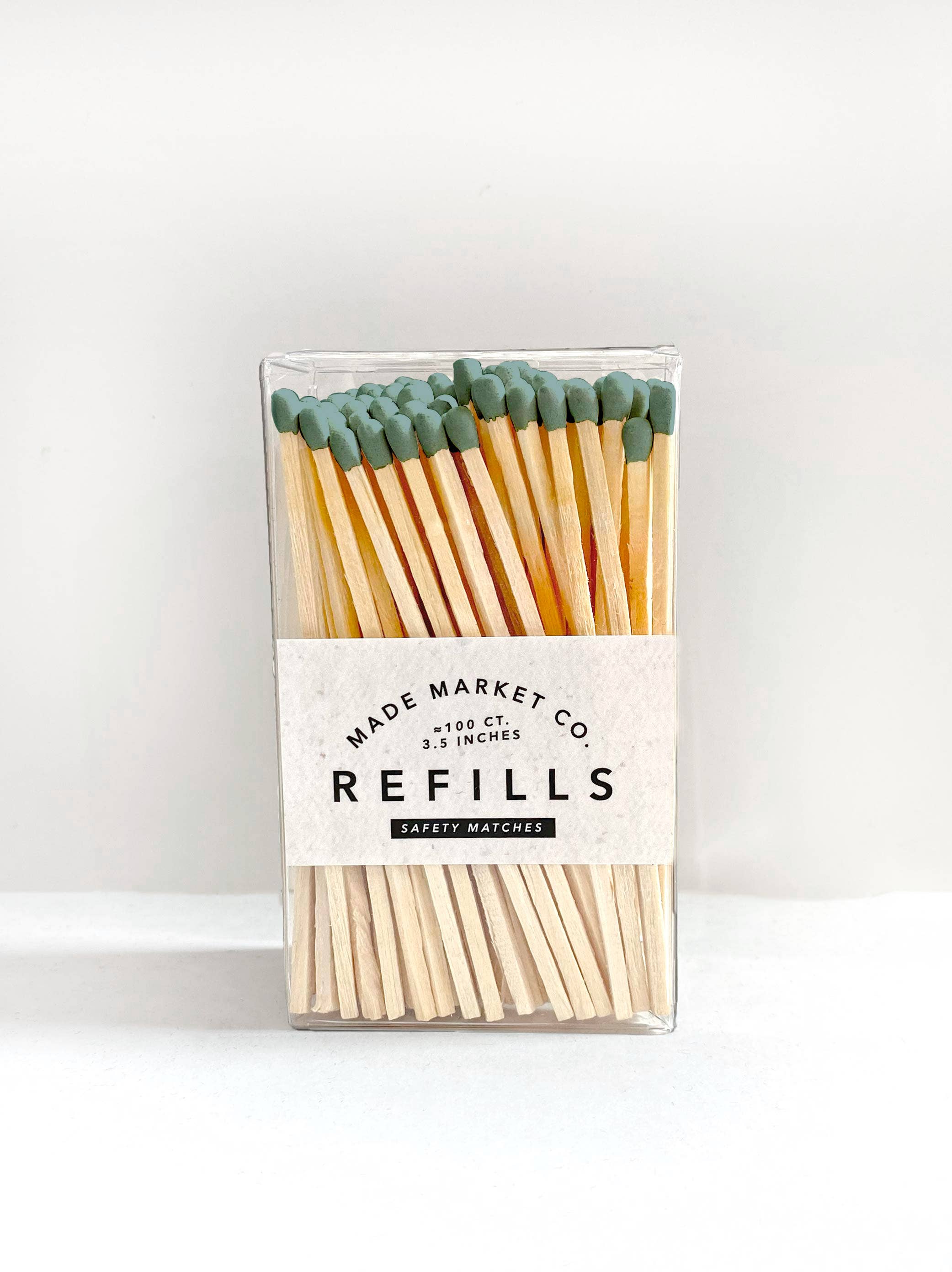 Refills of Wooden Safety Matches Cottage Style - ALL COLORS