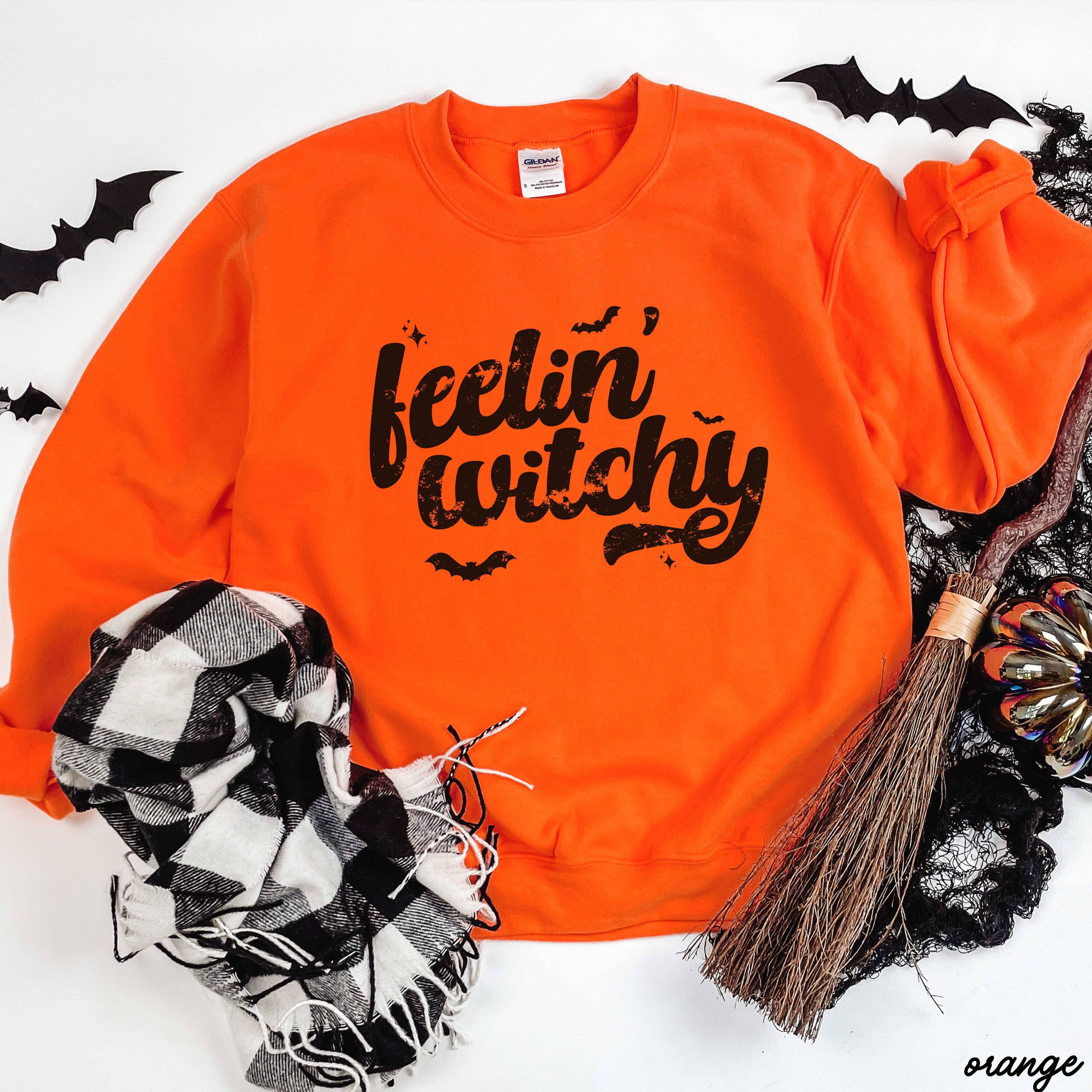 Feelin' Witchy Sweatshirt Halloween