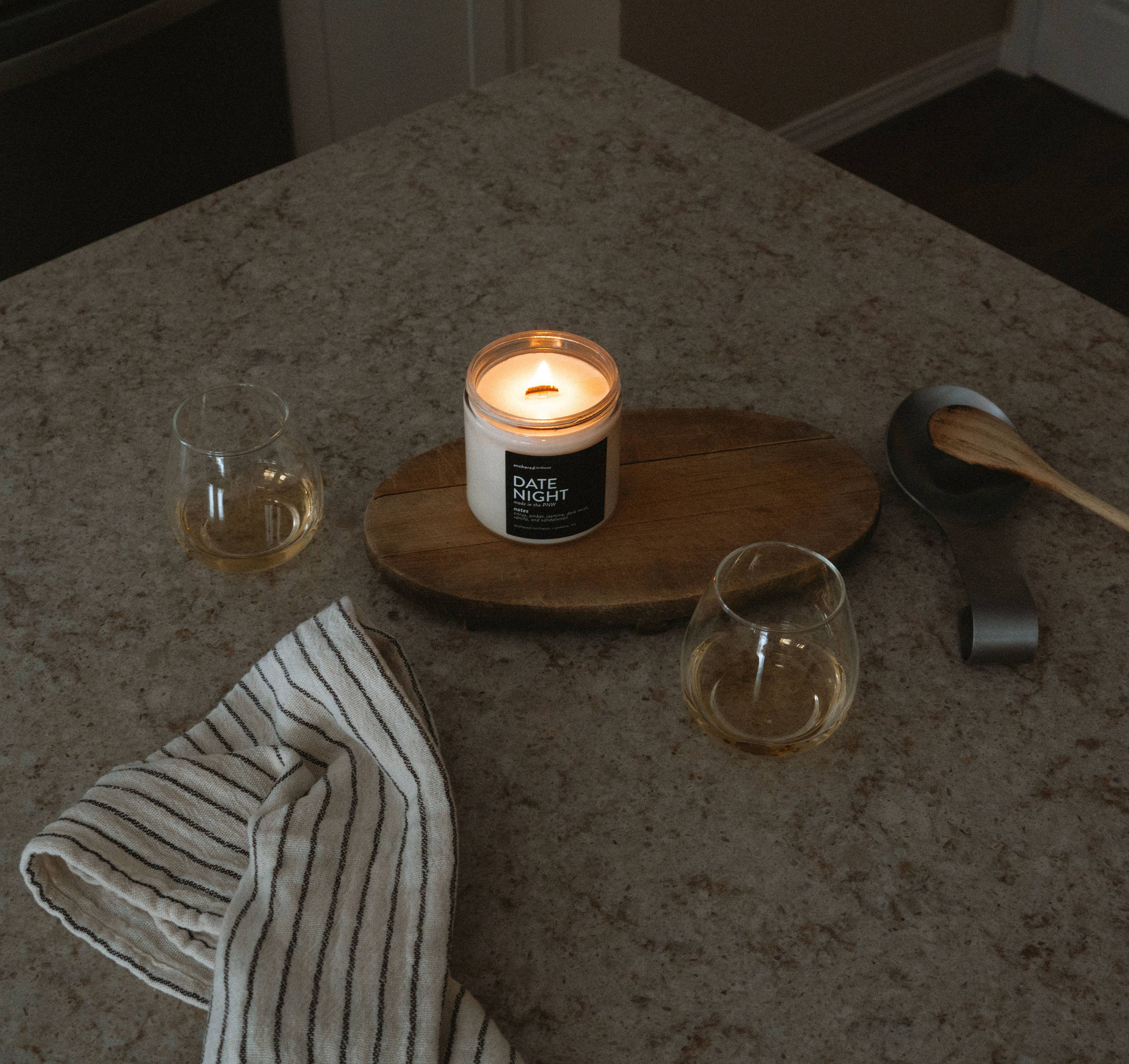 Pumpkin Bliss Large Wood Wick Soy Candle