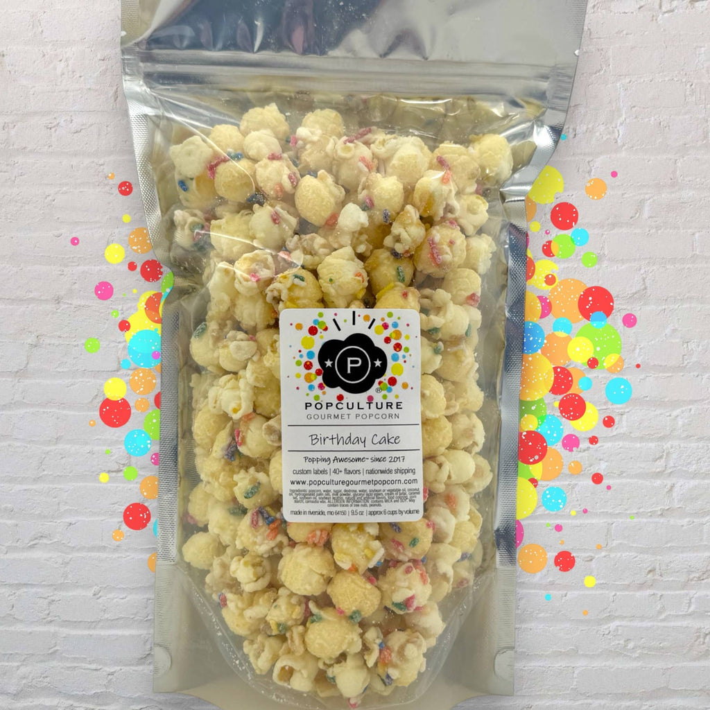 Birthday Cake Gourmet Popcorn