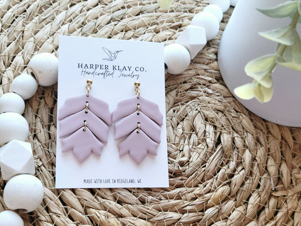 The Eleanor Set- Polymer Clay Dangle Earrings