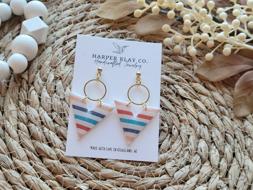 The Arrow Set - Fall Polymer Clay Earrings