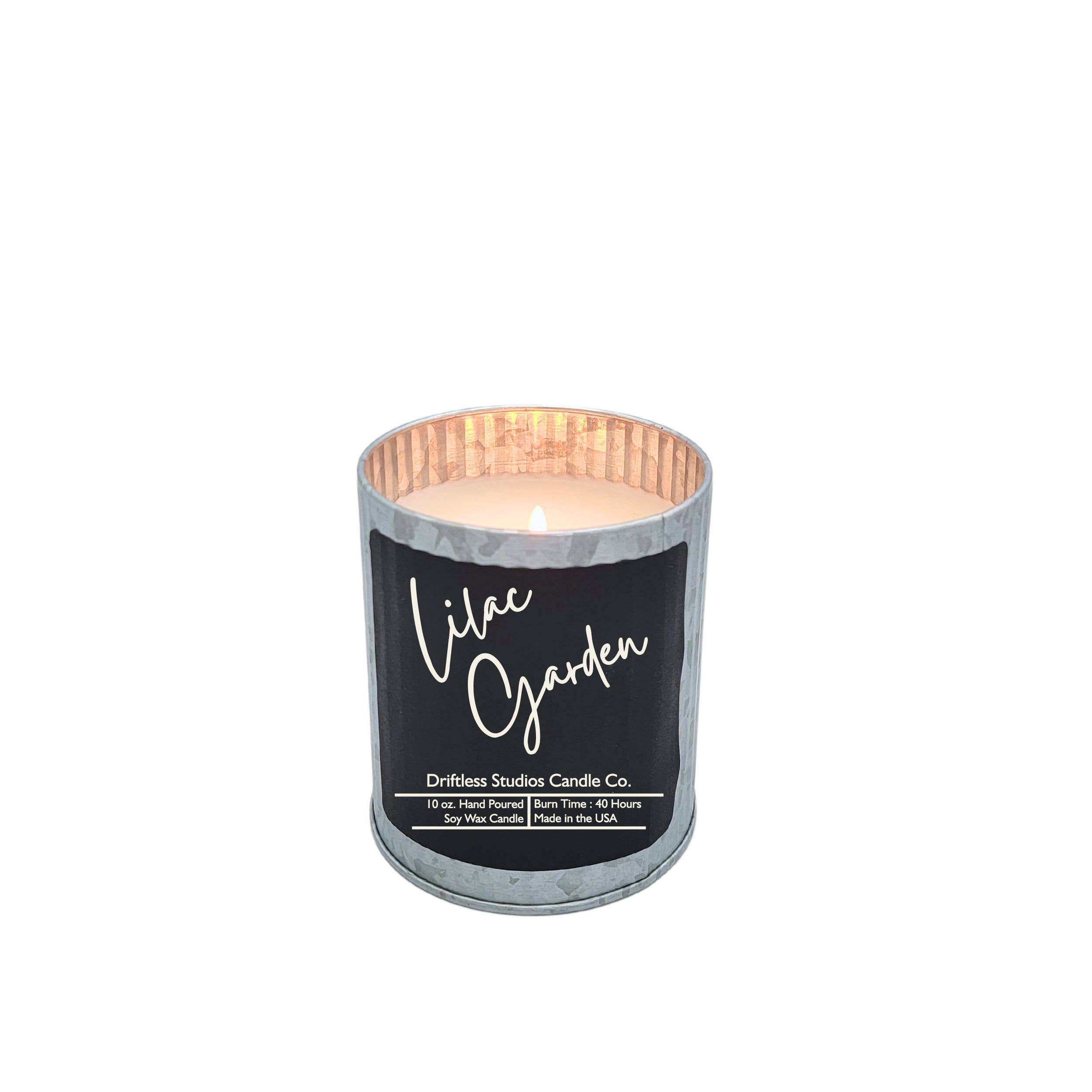 Lilac Garden Spring Decor Candle - Scented Rustic Candles
