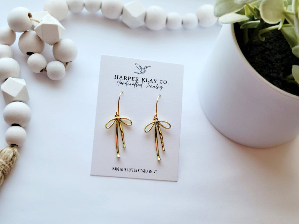 The Bow Dangles Earrings