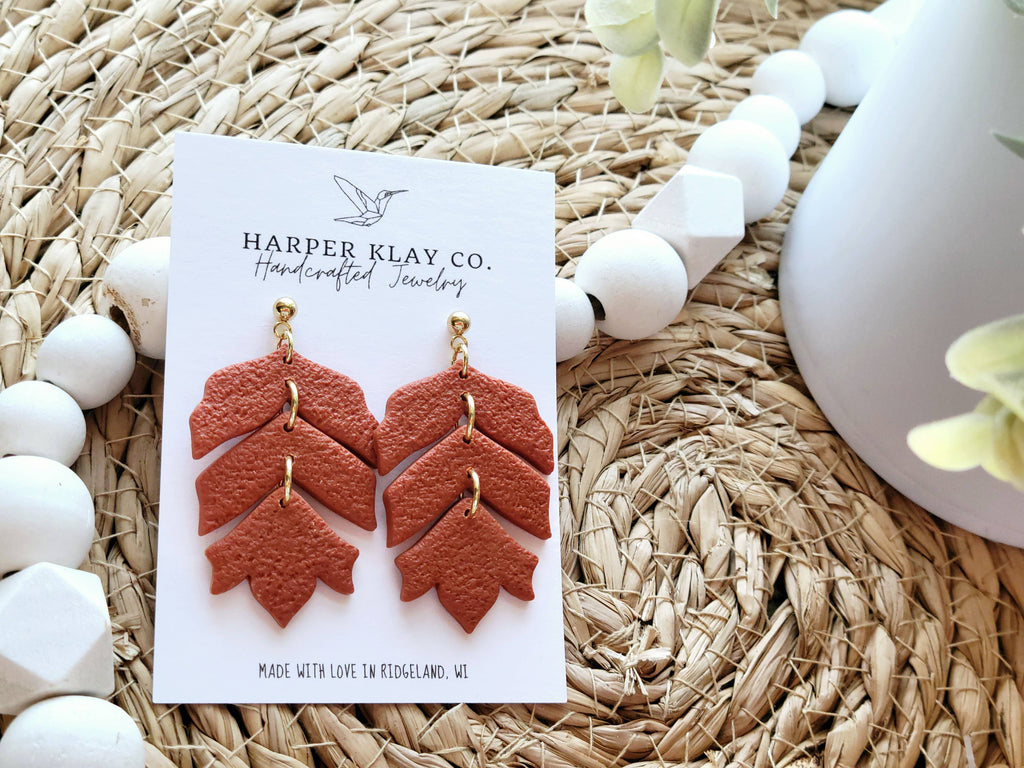 The Eleanor Set- Polymer Clay Dangle Earrings