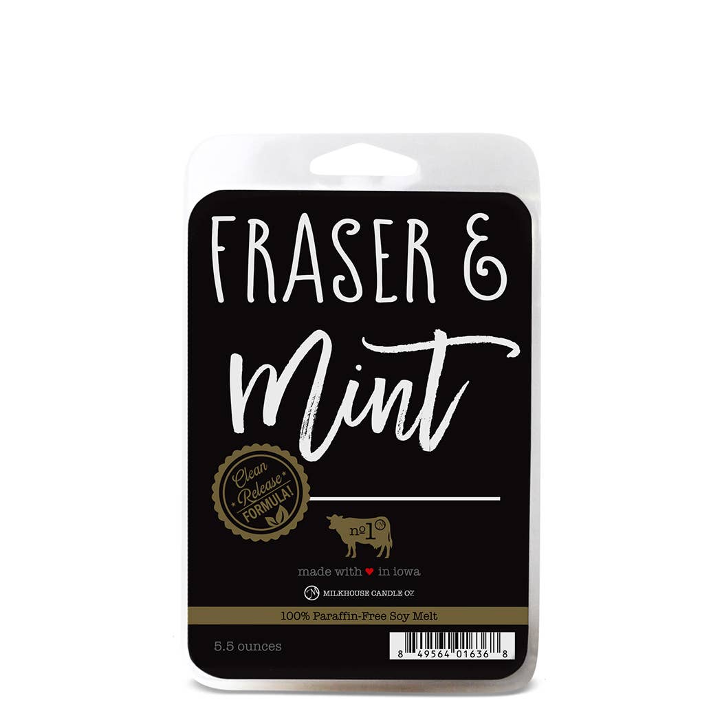 5.5 oz Wax Melts Christmas: Fraser & Mint