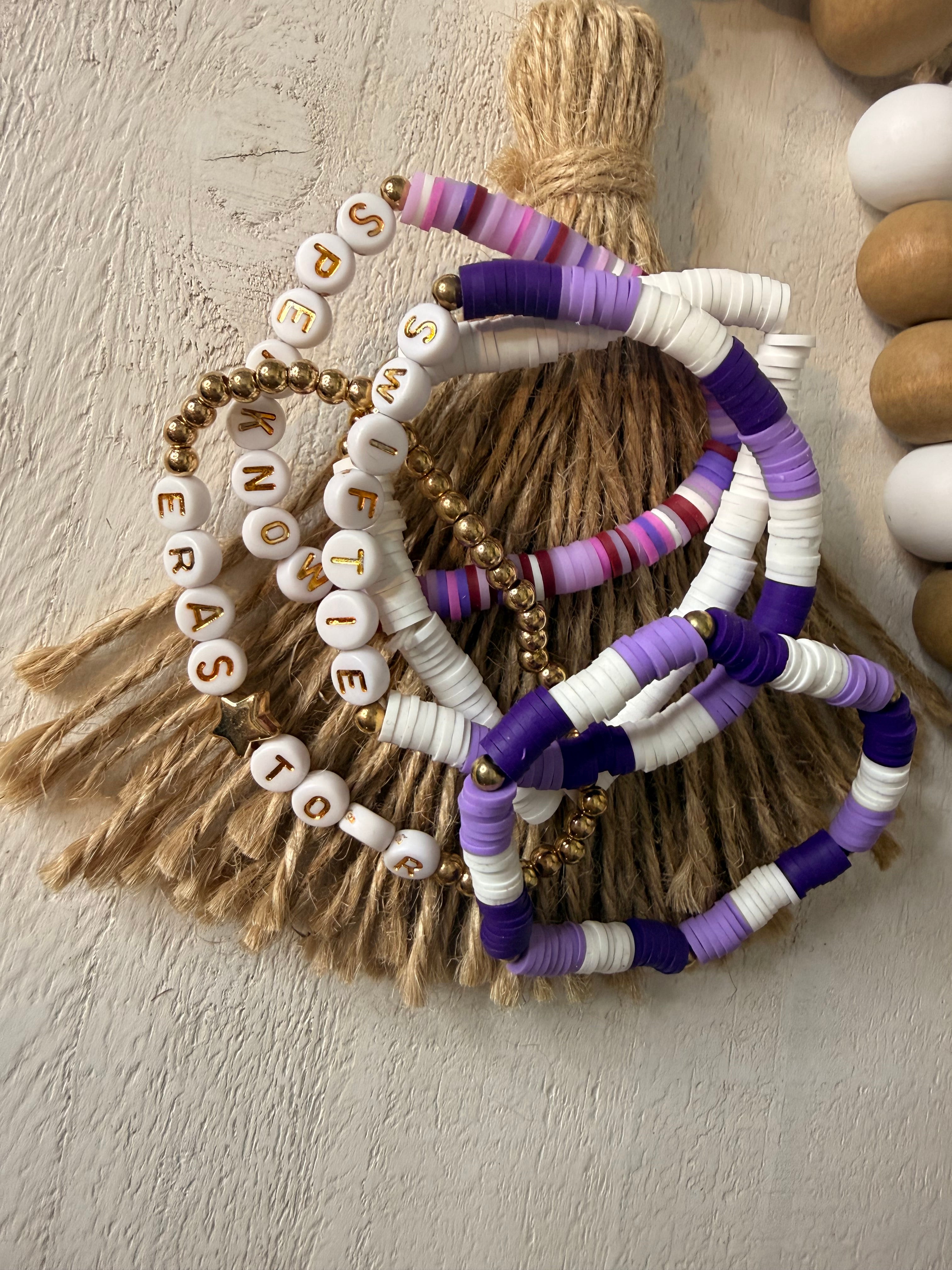 TS Stretch beaded Bracelet Sets