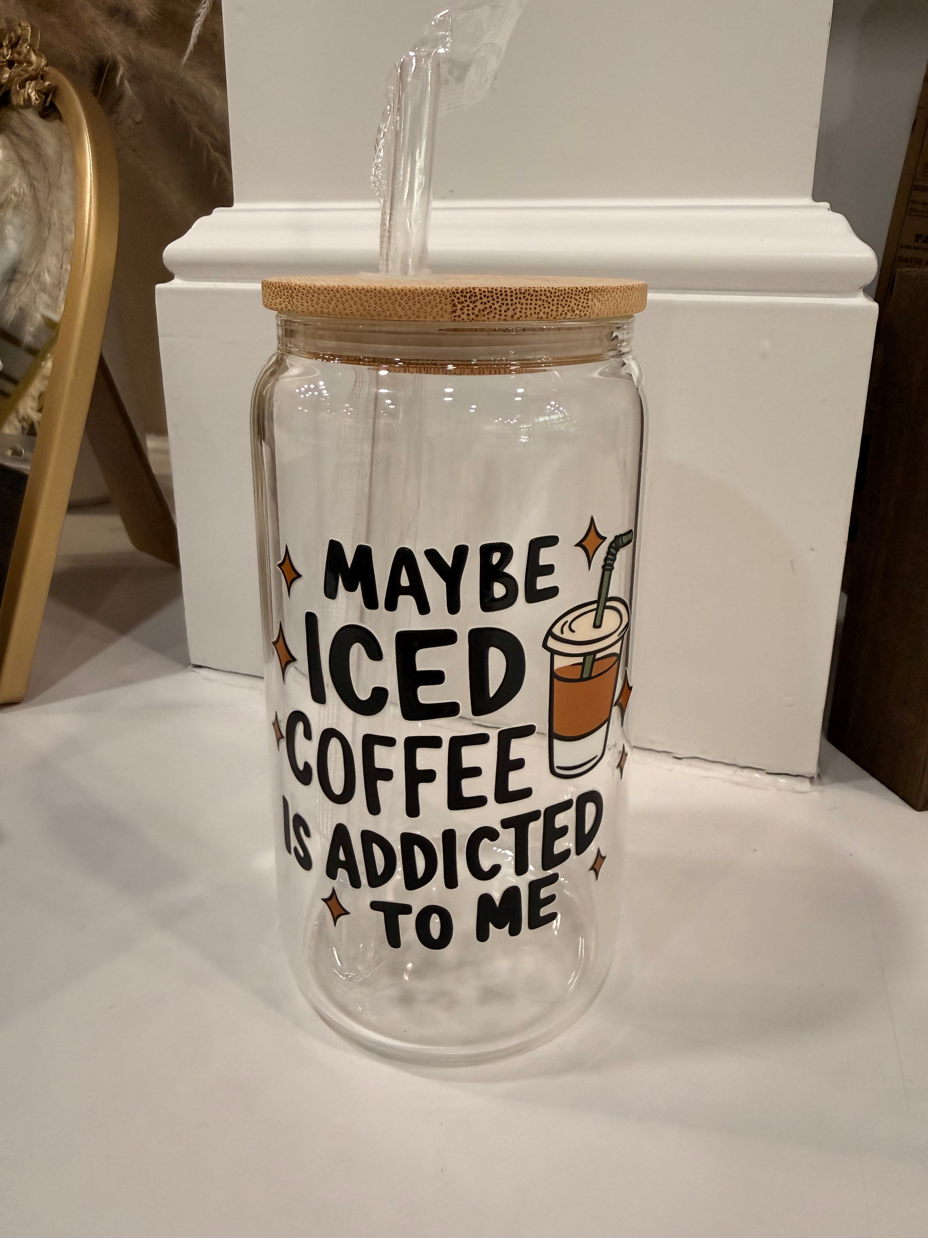 Coffee Clear Libbey Glass 16oz