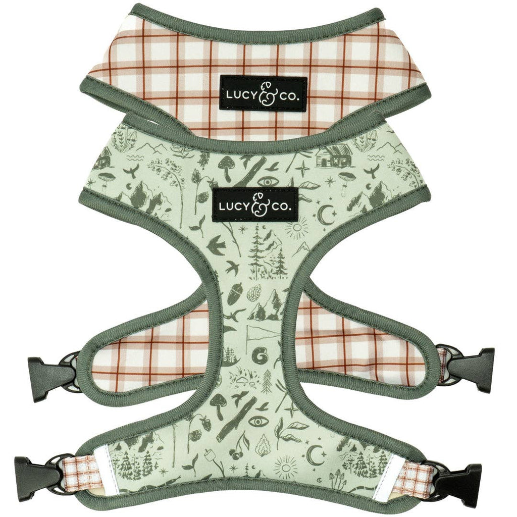 Camp Out Reversible Dog Harness