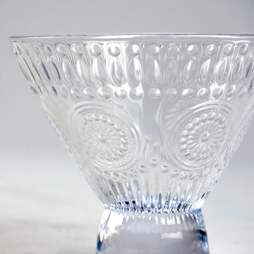 Small Medallion Martini Glass