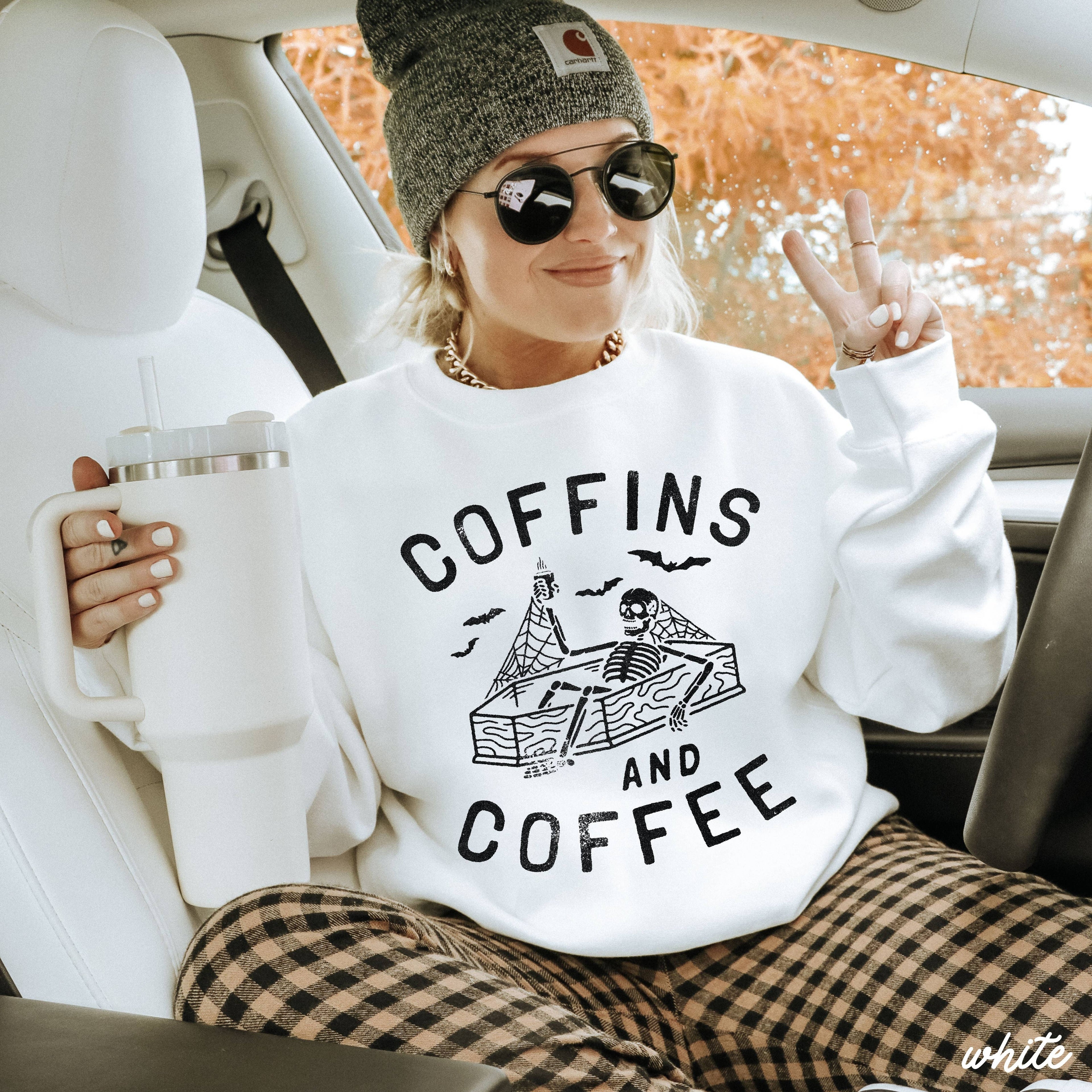 Coffins and Coffee Sweatshirt