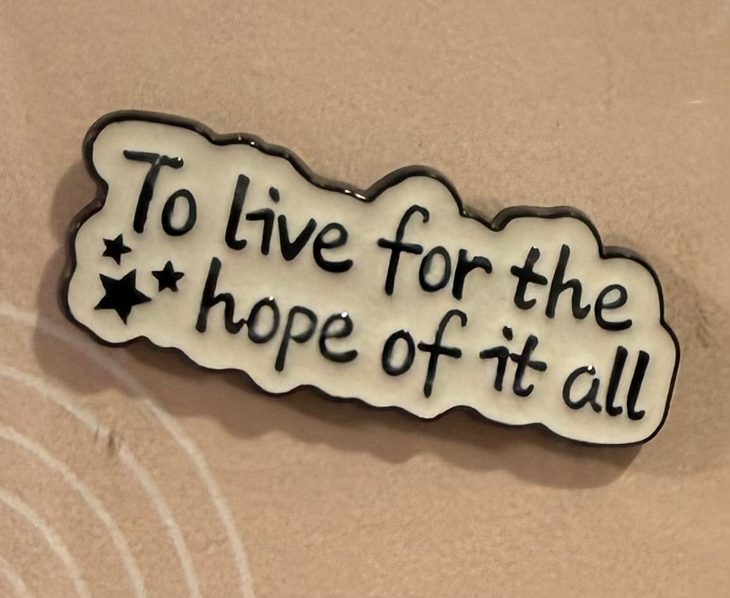 TS Lyrics Pin / Brooch