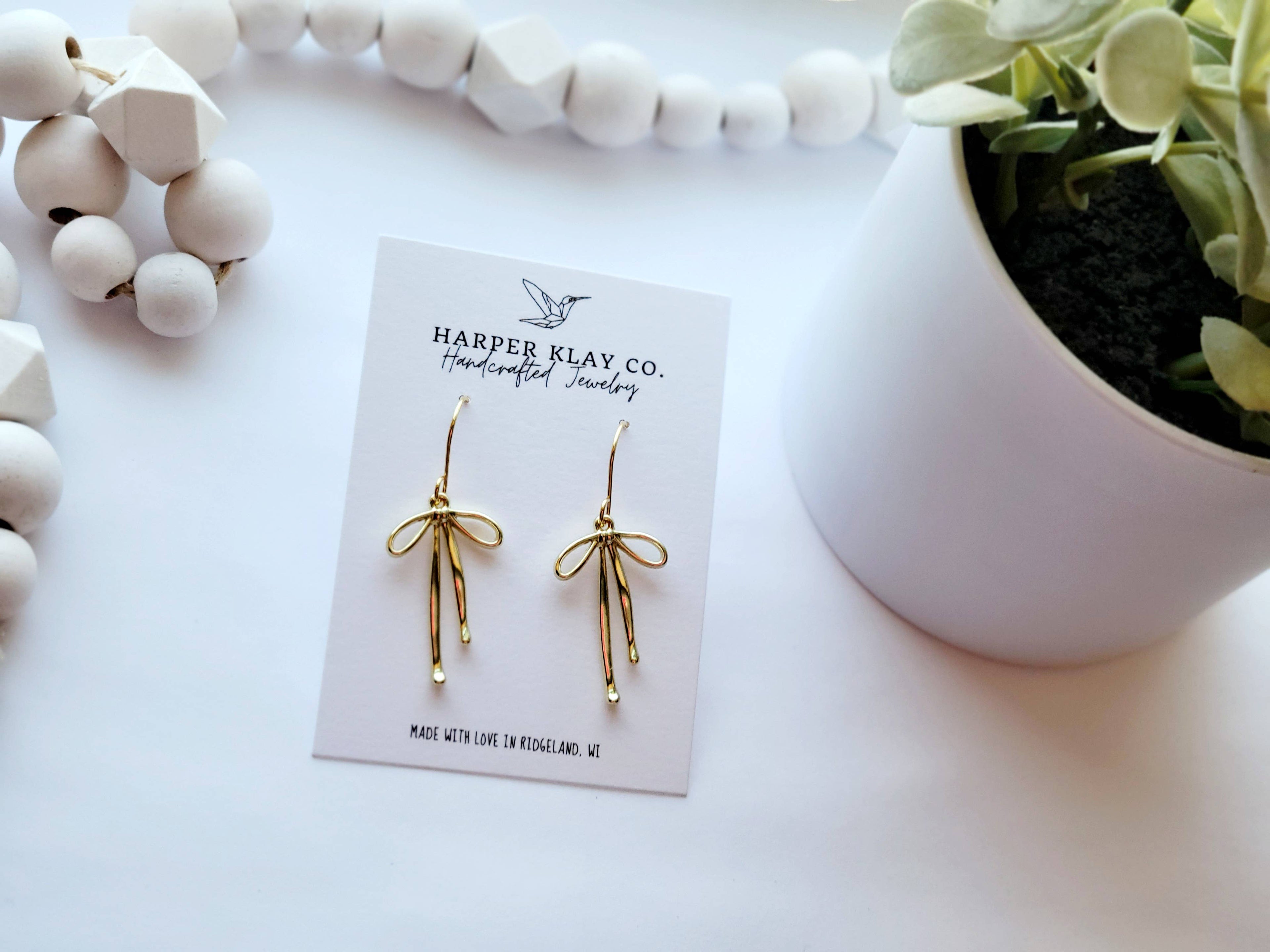The Bow Dangles Earrings