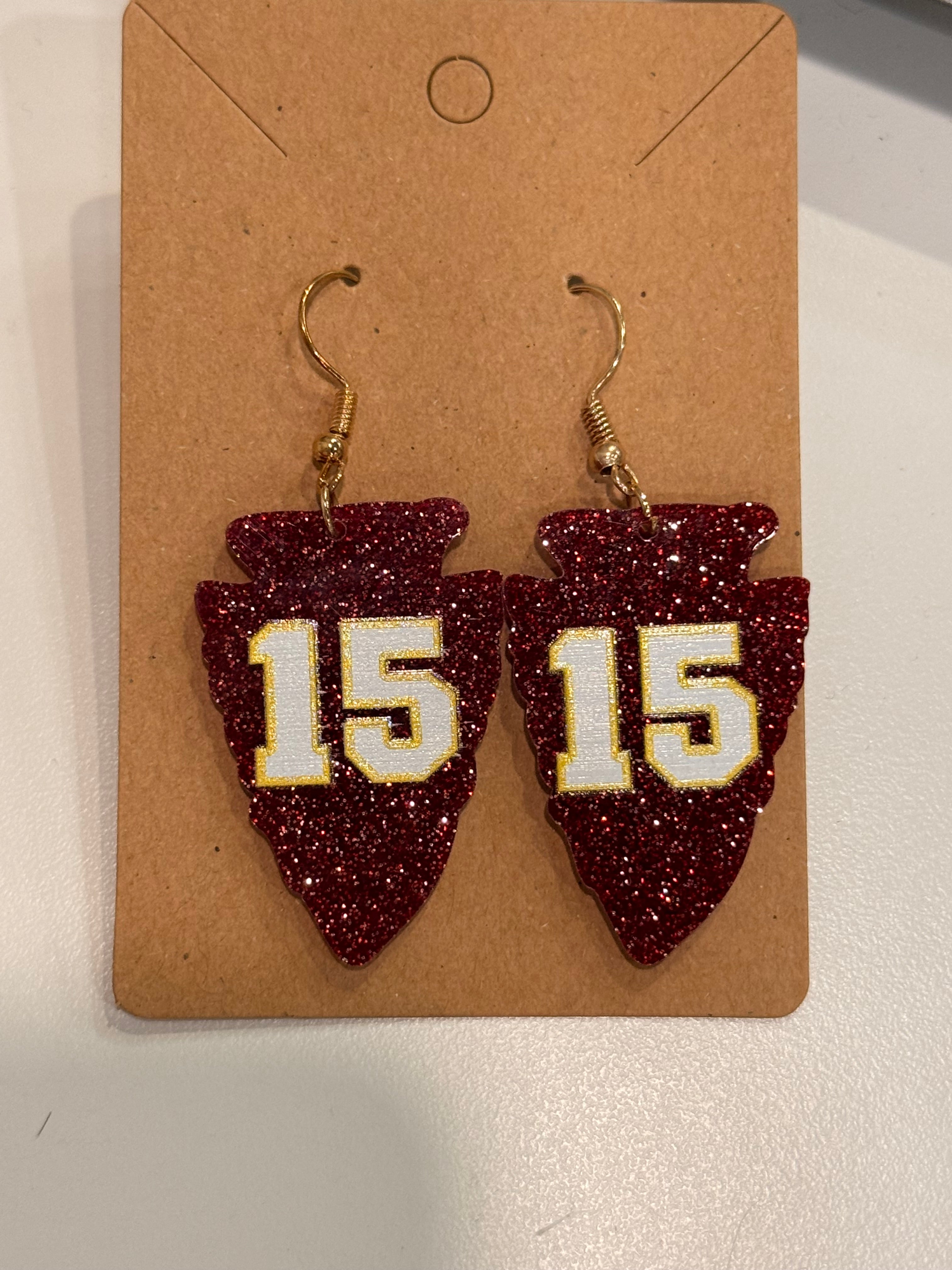 Arrowhead Acrylic 15 Earrings