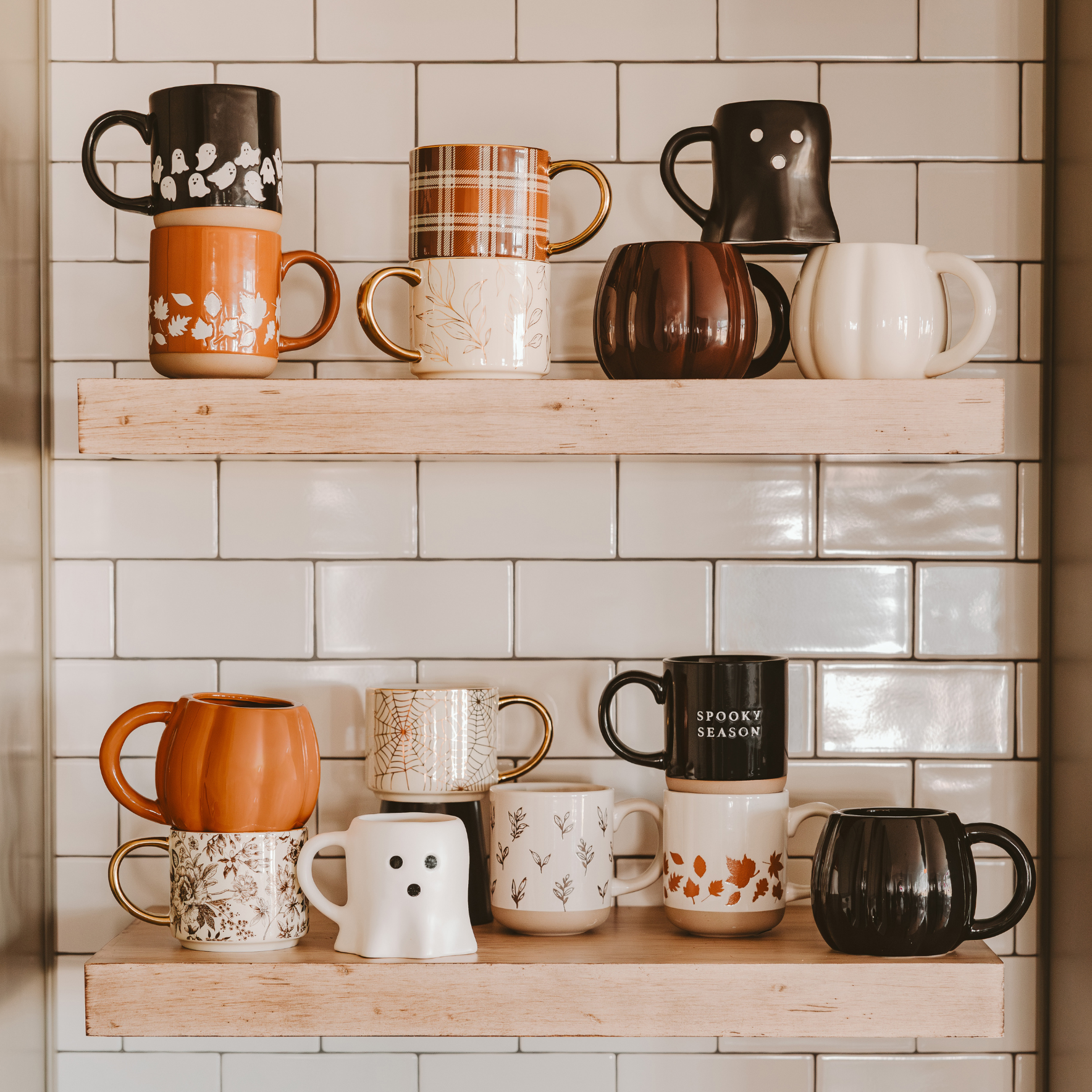 Black Ghost Coffee Mug - Halloween Decor & Gifts