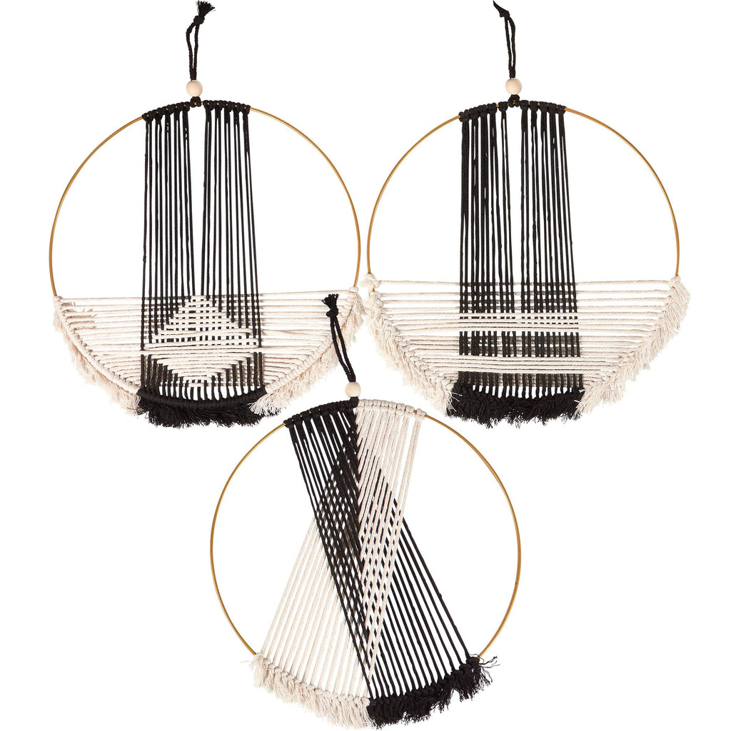 Woven Ring Wall Hanging Set