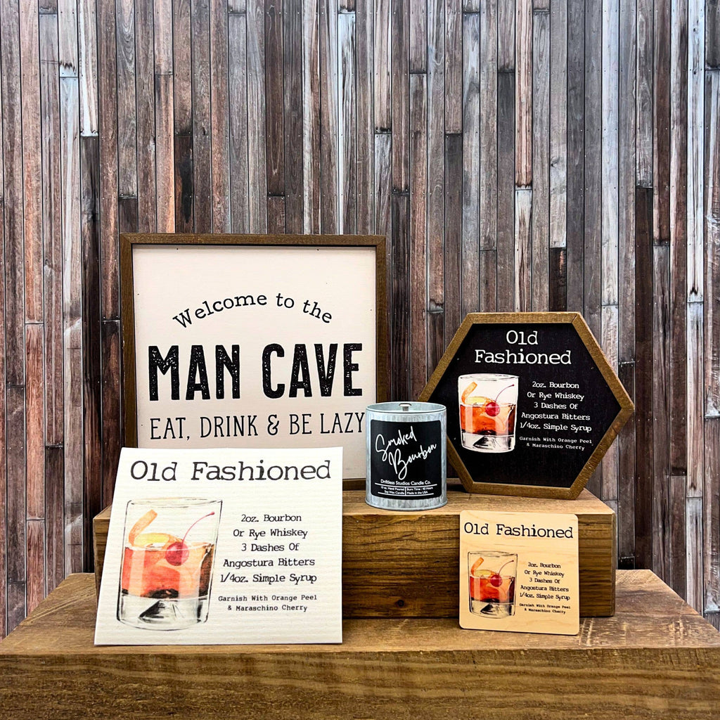 Smoked Bourbon Rustic Soy Wax Candles With Masculine Scent