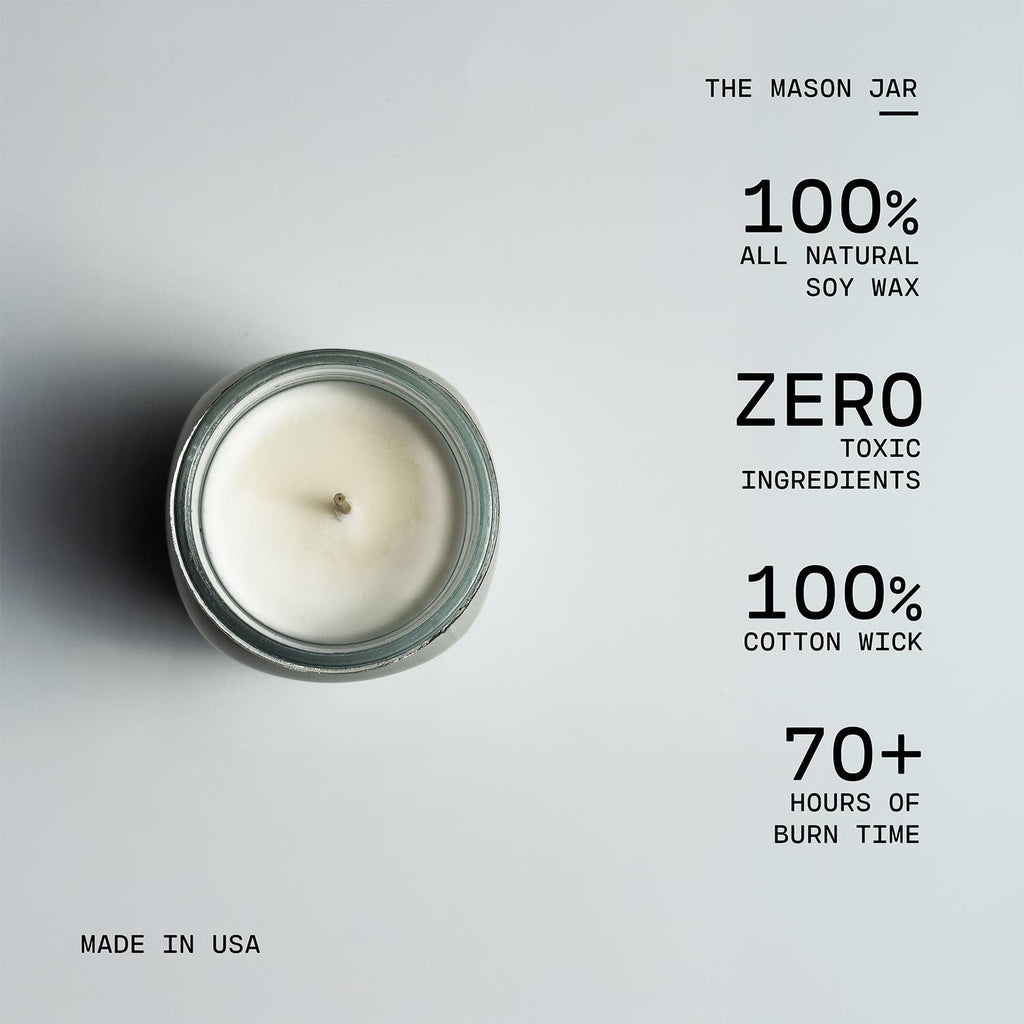 13 oz Mason Jar Fall Candle: Hello Fall