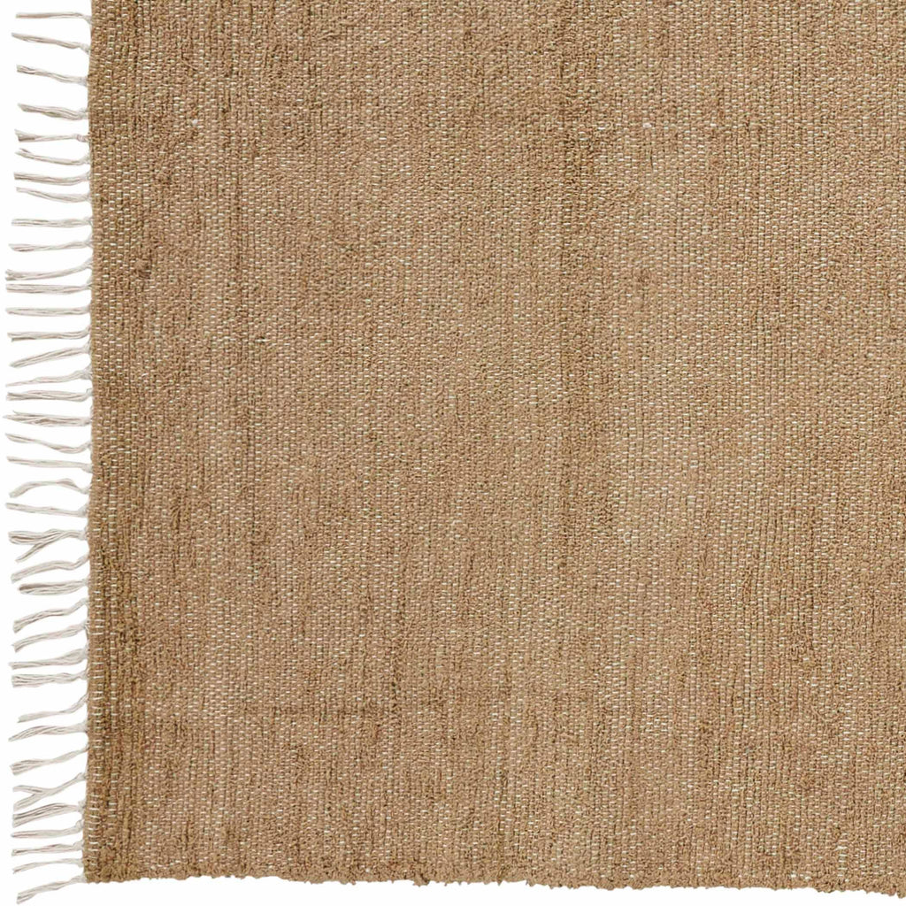 Burlap Natural Chindi/Rag Rug 27x48