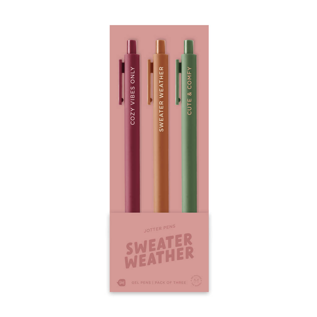 NEW! Seasonal Jotter Pen Sets