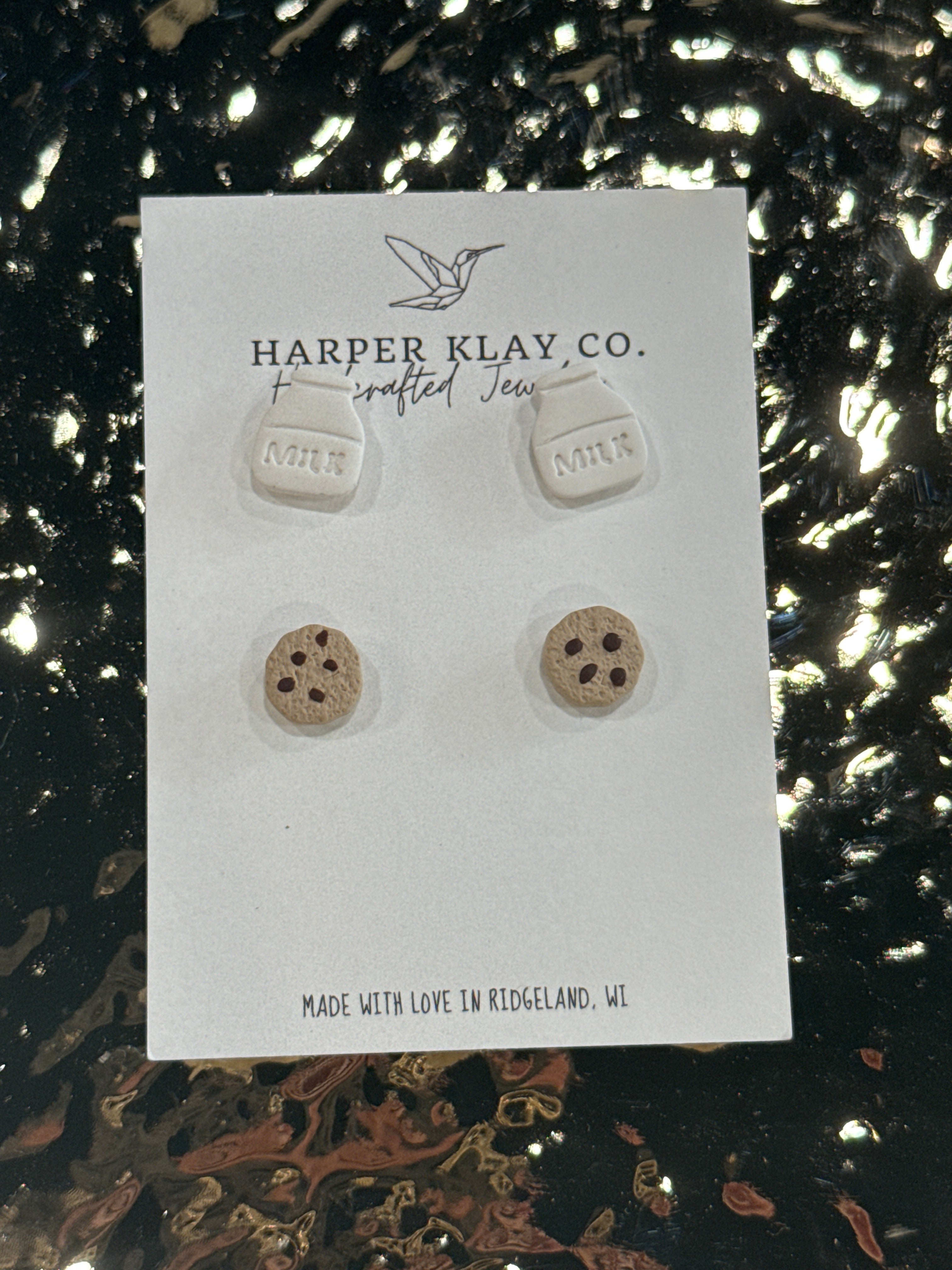 The Milk & Cookies Pack- Polymer Clay Earrings