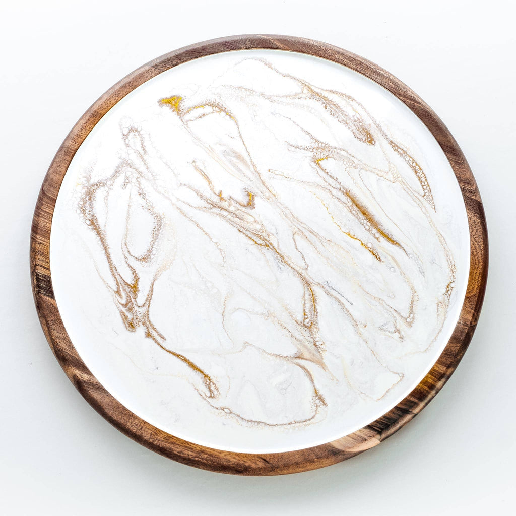 Resin Serving Trays & Lazy Susans