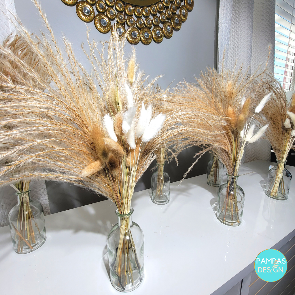 Pampas Grass Centerpieces including Vase