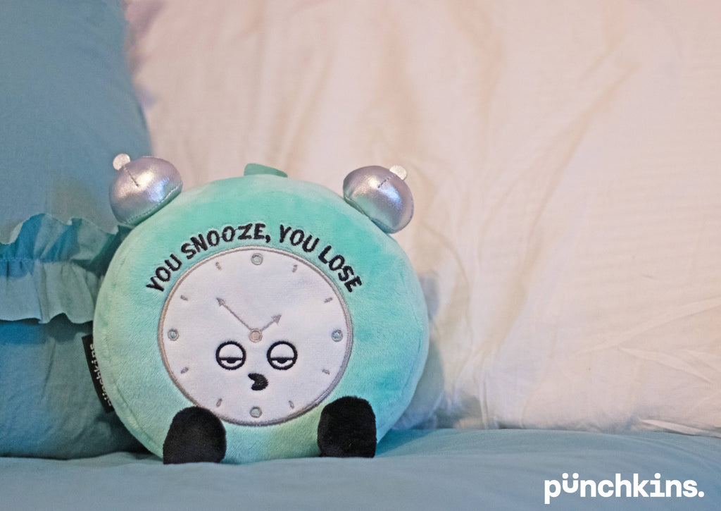 "You Snooze, You Lose" Plush Clock