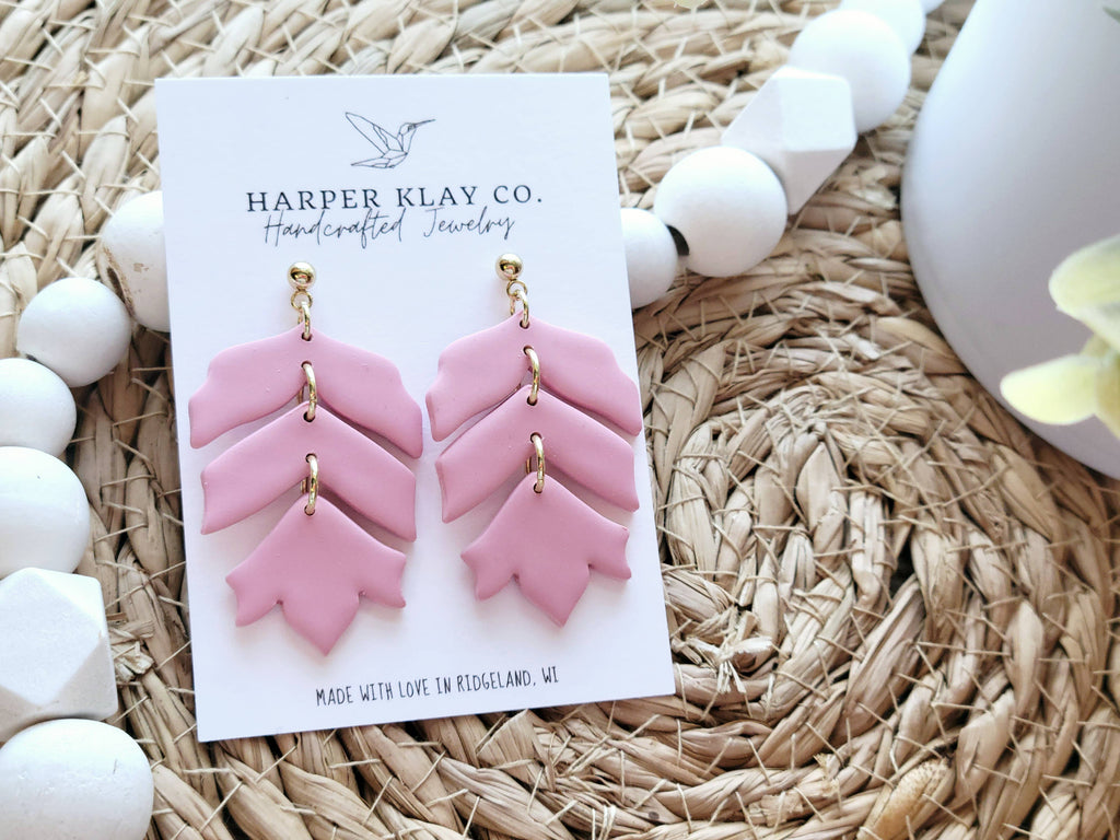 The Eleanor Set- Polymer Clay Dangle Earrings