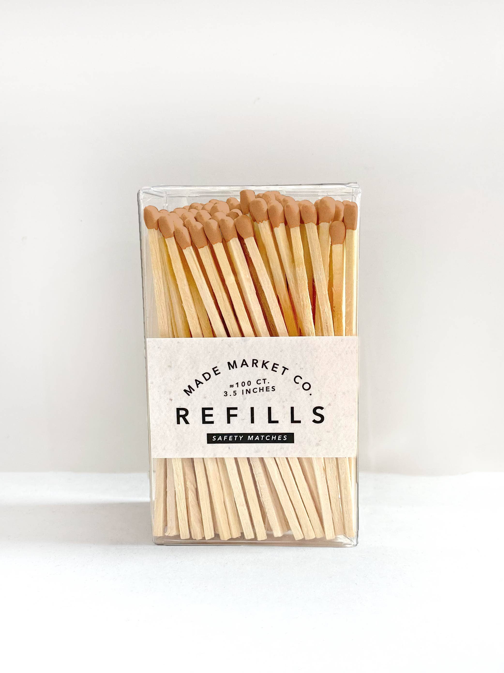 Refills of Wooden Safety Matches Cottage Style - ALL COLORS