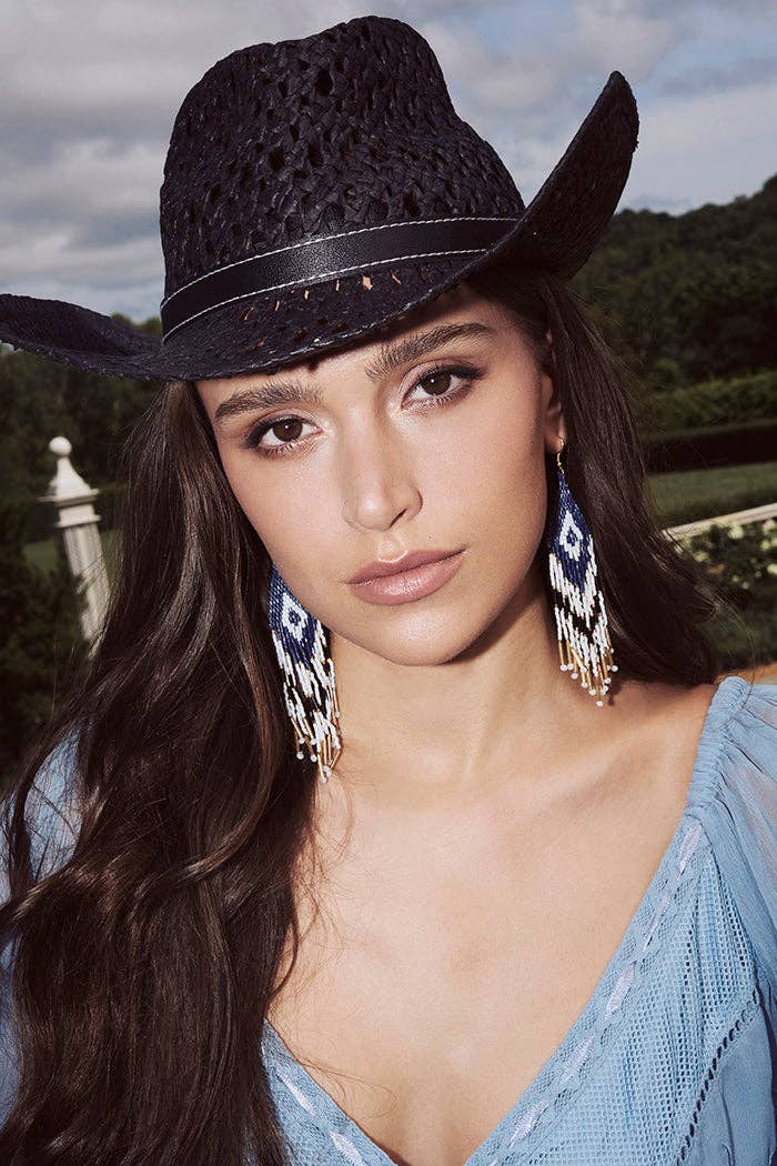 Cheyenne Fringe Earrings in Gold Dust Myra Earrings