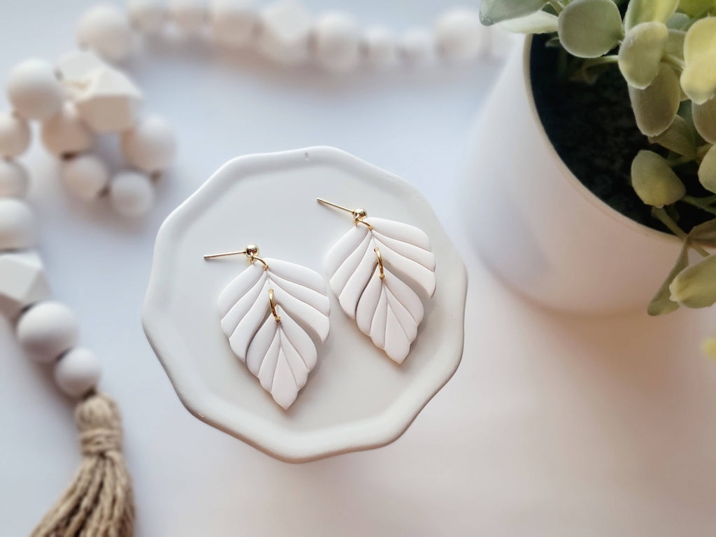 The Foliage Set- Polymer Clay Dangle Earrings