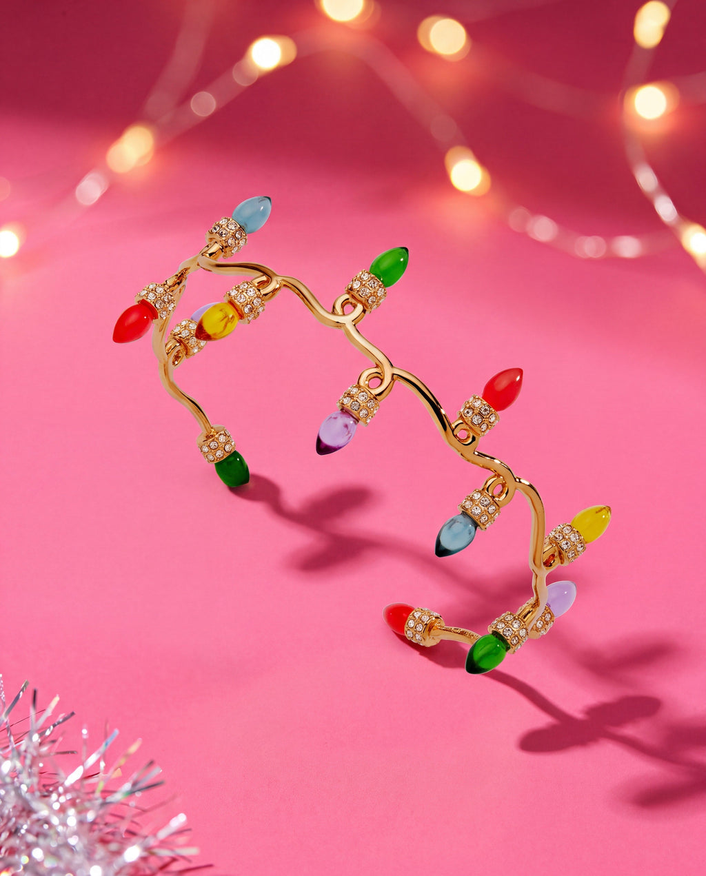 Christmas Light Bulb Cuff