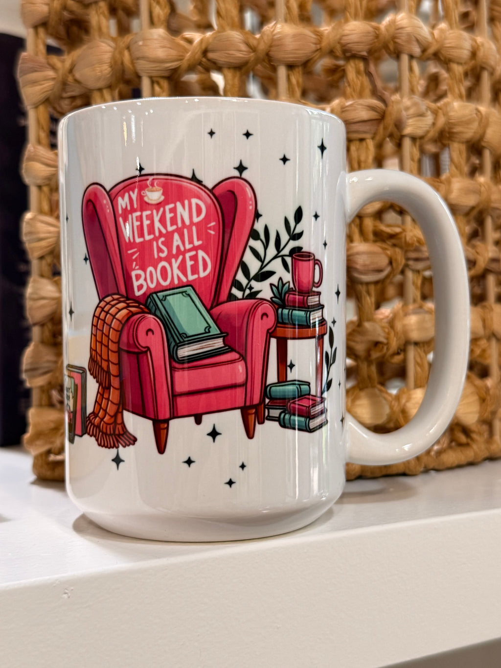 My Weekend is All Booked Coffee Mug