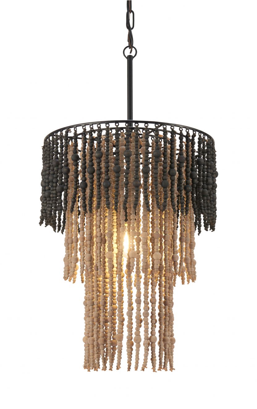 Bizu Steel Black Ceiling Lamp