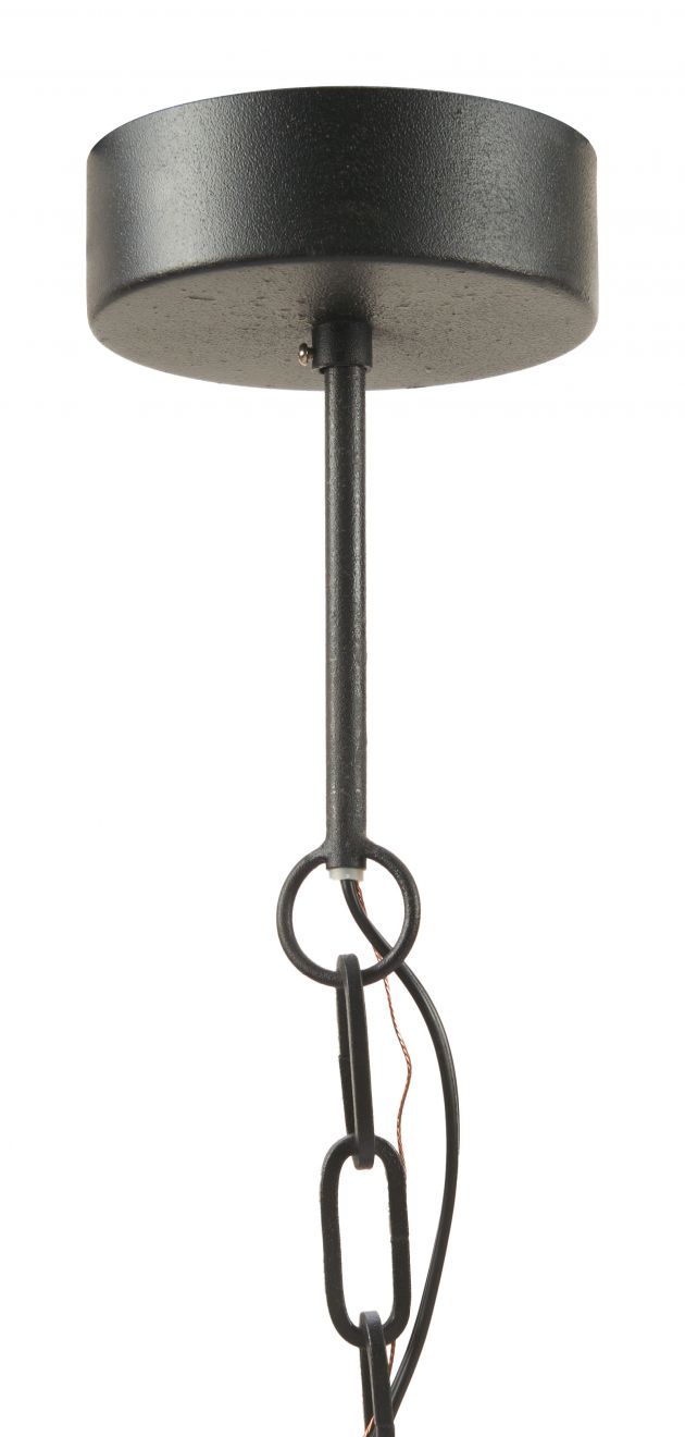 Bizu Steel Black Ceiling Lamp