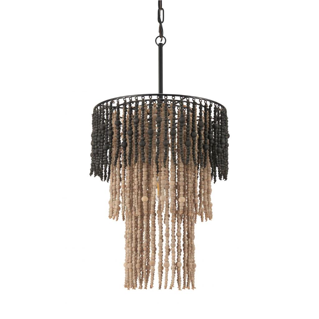 Bizu Steel Black Ceiling Lamp