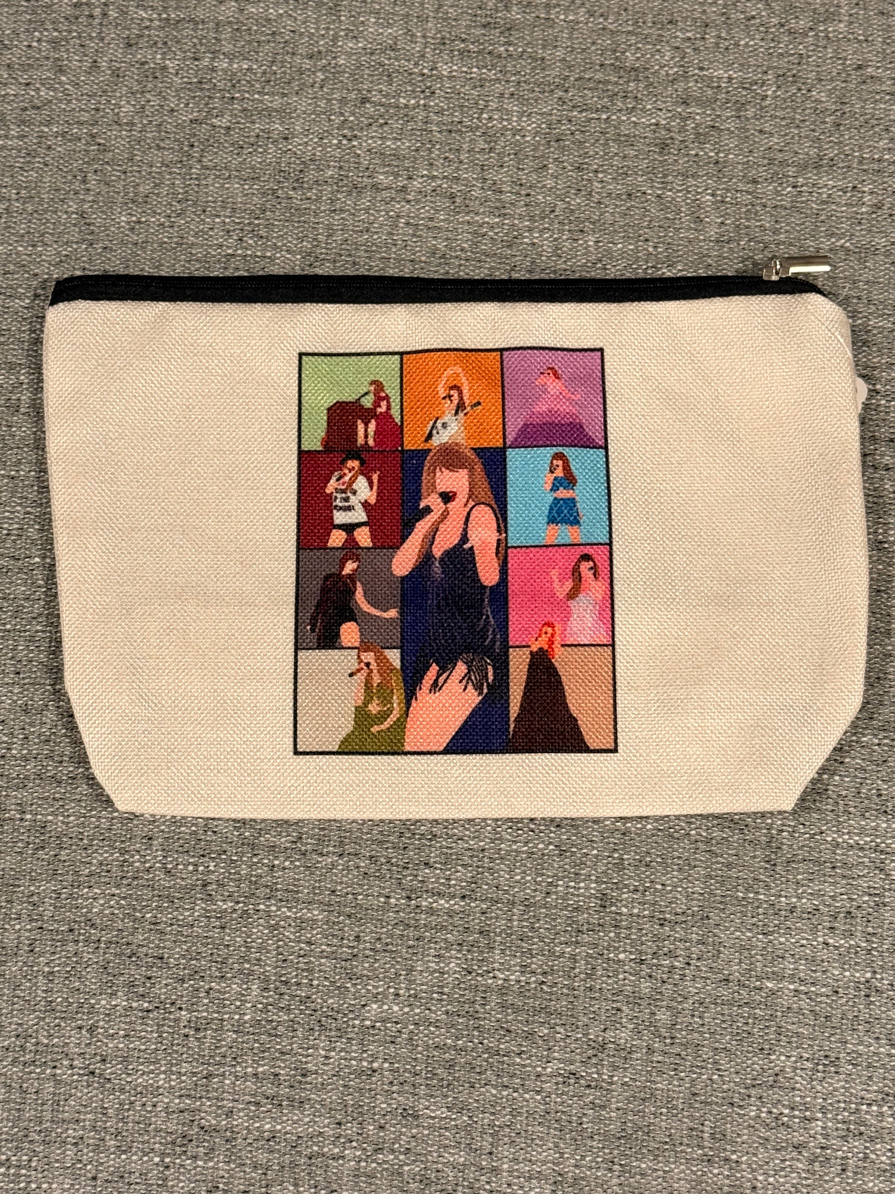 The Eras Tour Taylor Swift Canvas Makeup / Cosmetic Bag