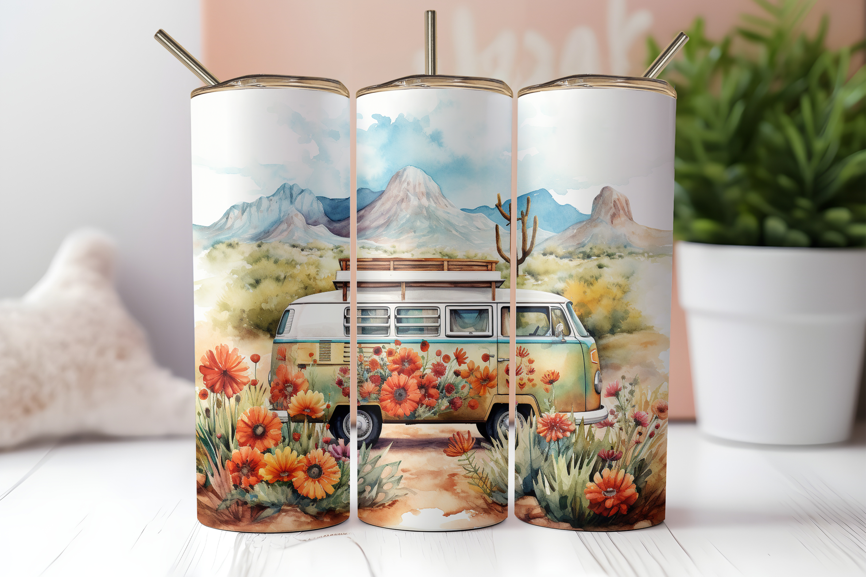 Boho Van 20oz Skinny Tumbler