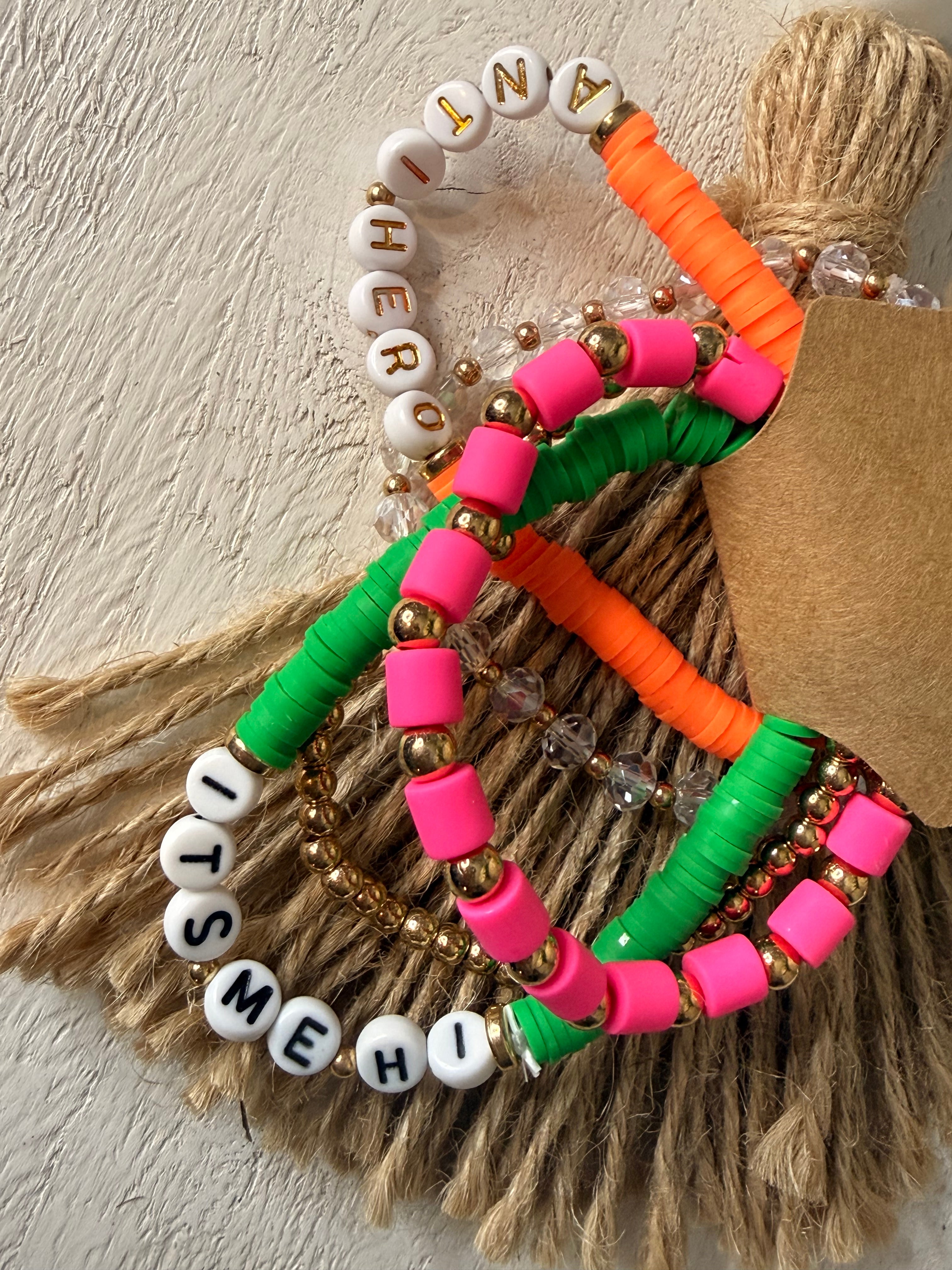TS Stretch beaded Bracelet Sets