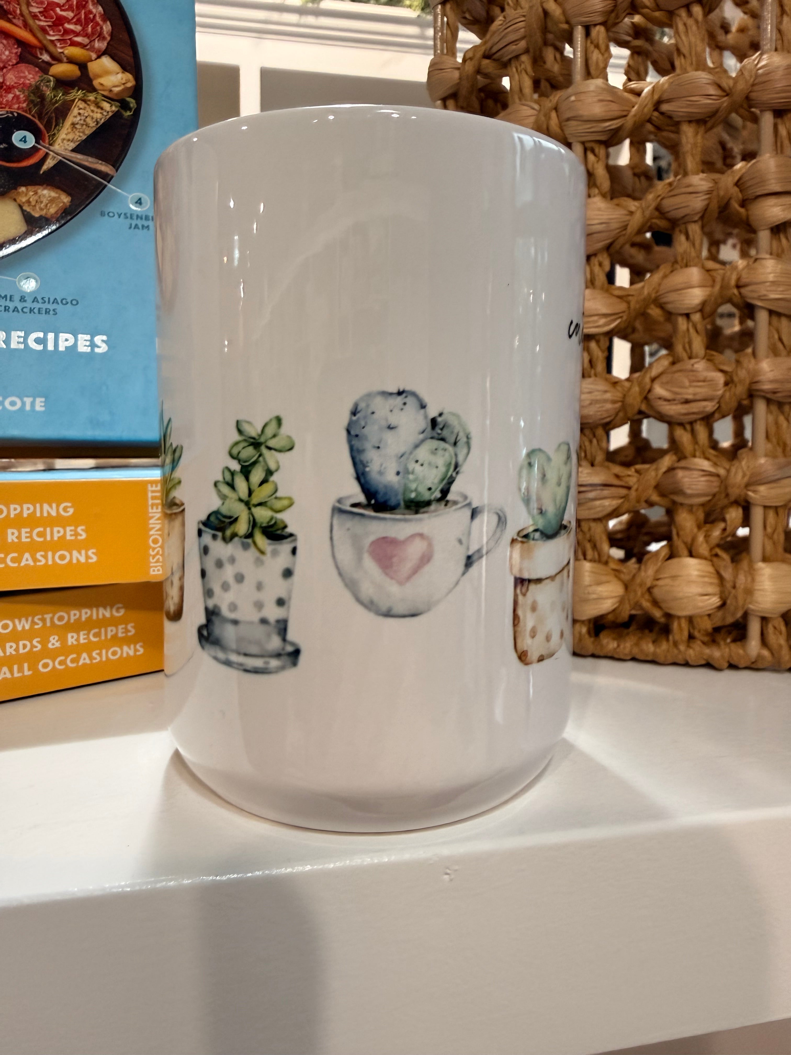 Cacti Succulent Watercolor Coffee Mug